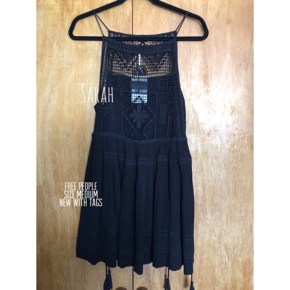 Free people black mini dress - Picture 8 of 8